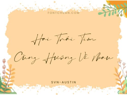 Font SVN Austin Việt Hóa