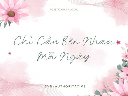 Font SVN Authoritative Việt Hóa