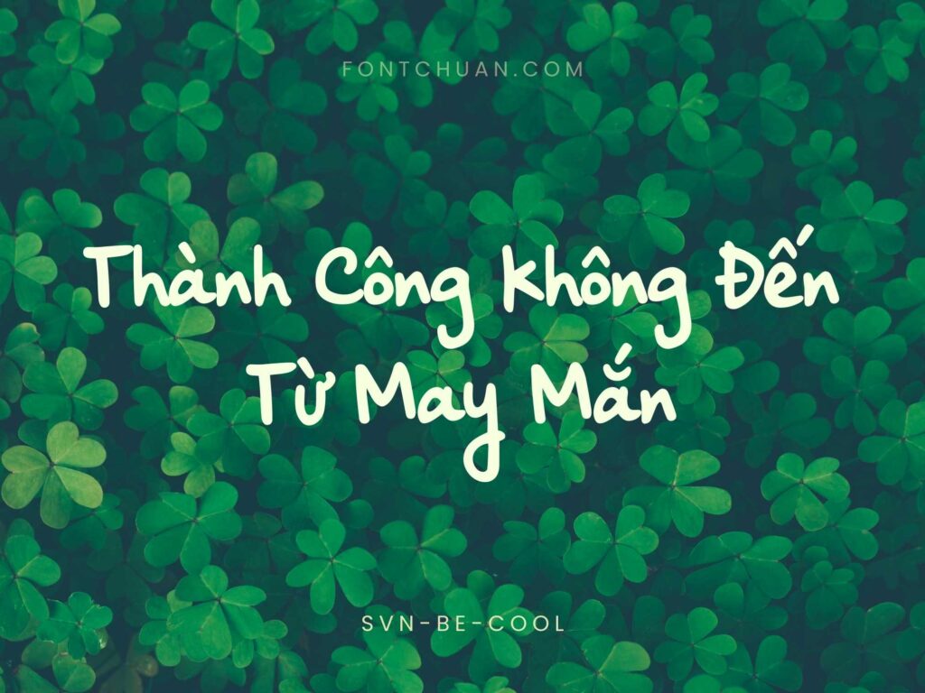 Font SVN Be Cool +Swashes Việt Hóa