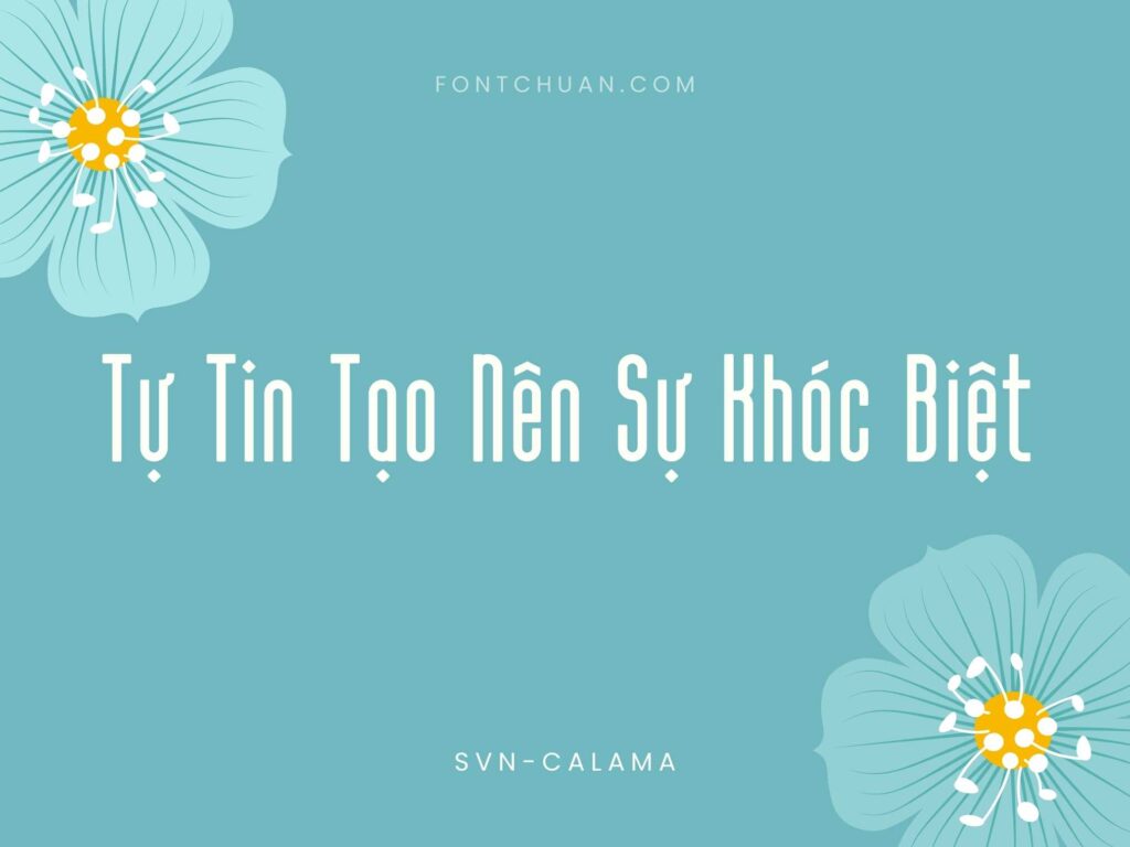 Font SVN Calama Việt Hóa