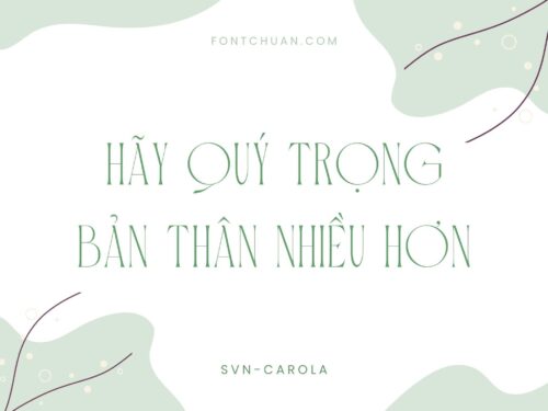 Font SVN Calora Việt Hóa