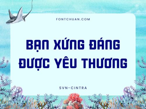 Font SVN Cintra Việt Hóa