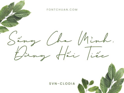 Font SVN Clodia Việt Hóa