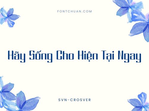 Font SVN Crosver Việt Hóa
