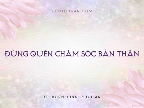 Font TP Born Pink Việt Hóa