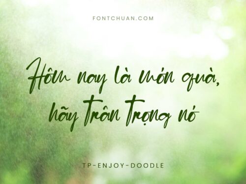Font TP Enjoy Doodle Regular Việt Hóa