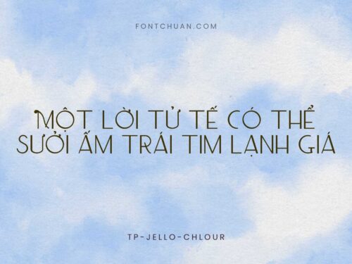 Font TP Jello Chlour Việt Hóa