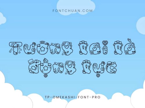 Font TP Omekashi Pro Việt Hóa