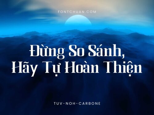 Font TUV Noh Carbone Việt Hóa