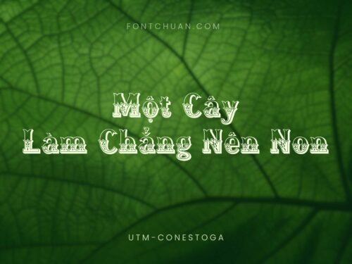 Font UTM Conestoga Việt Hóa