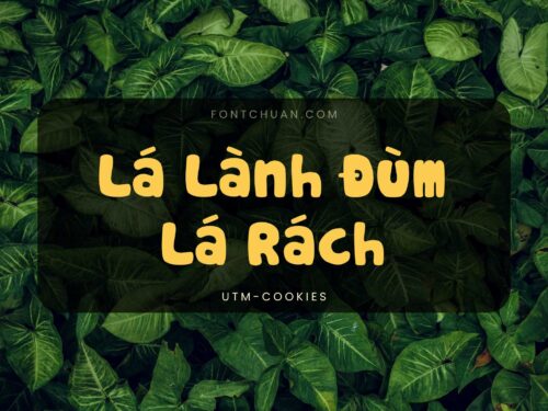 Font UTM Cookies Việt Hóa
