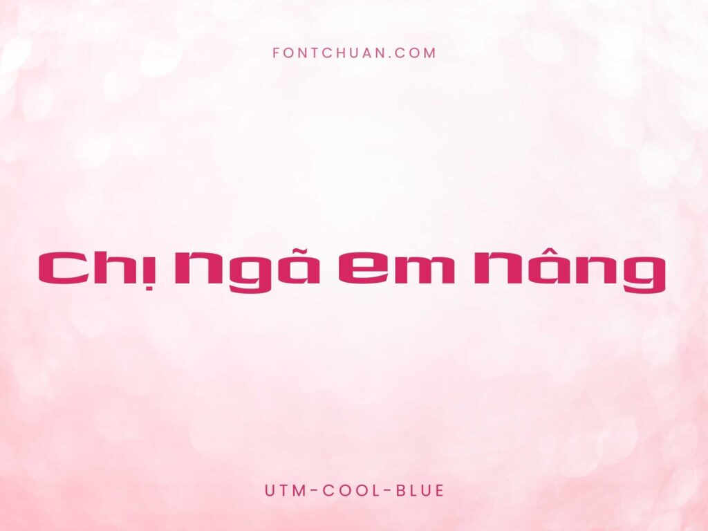 Font UTM Cool Blue Việt Hóa