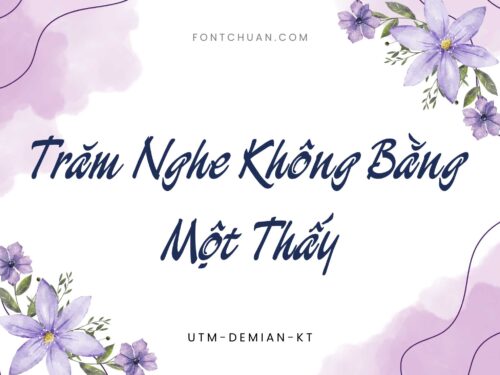 Font UTM Demian Kt Việt Hóa