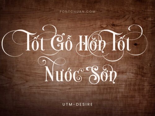Font UTM Desire Việt Hóa