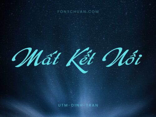 Font UTM Dinh Tran Việt Hóa
