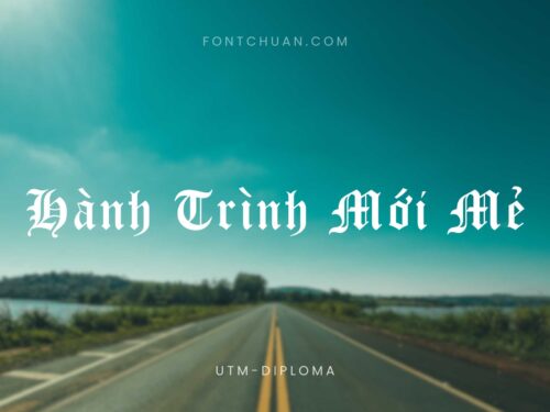 Font UTM Diploma Việt Hóa
