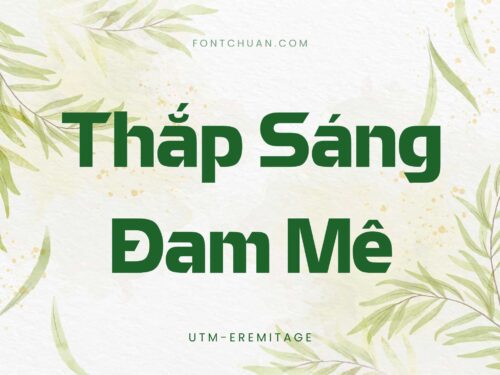 Font UTM Eremitage Việt Hóa