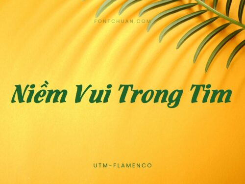 Font UTM Flamenco Việt Hóa