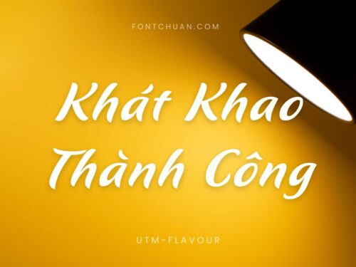 Font UTM Flavour Việt Hóa