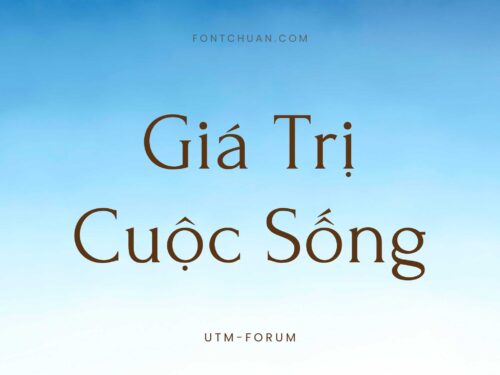 Font UTM Forum Việt Hóa