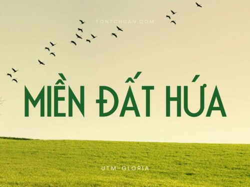 Font UTM Gloria Việt Hóa
