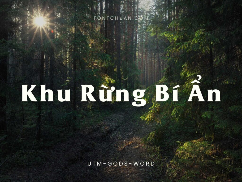 Font UTM God’S Word Việt Hóa