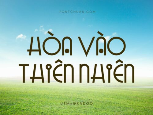 Font UTM Gradoo Việt Hóa