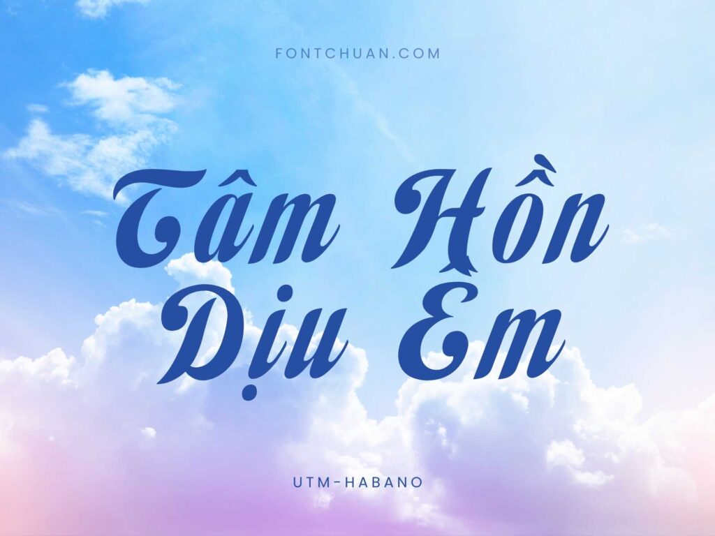 Font UTM Habano Việt Hóa