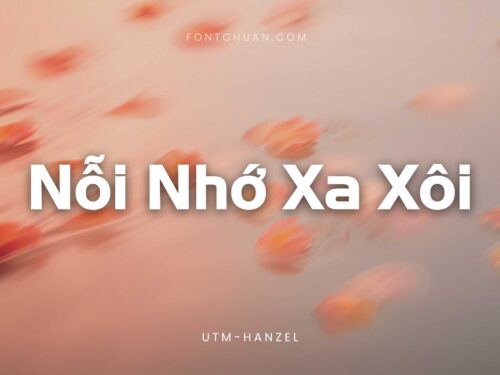 Font UTM Hanzel Việt Hóa
