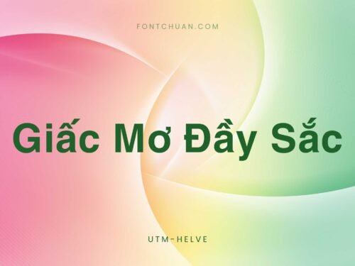 Font UTM Helve Việt Hóa
