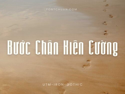 Font UTM Iron Gothic Việt Hóa