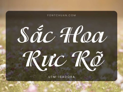 Font UTM Isadora Việt Hóa