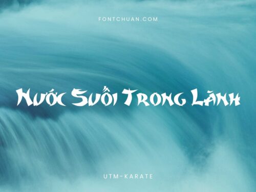 Font UTM Karate Việt Hóa