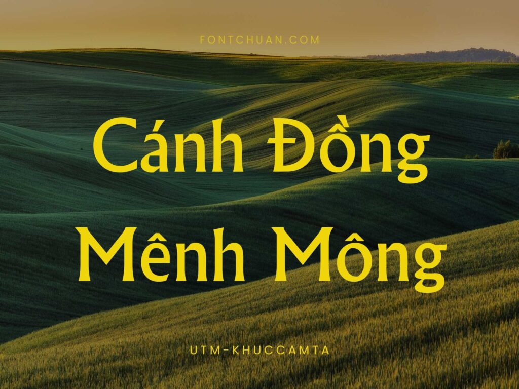 Font UTM Khuccamta Việt Hóa