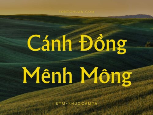 Font UTM Khuccamta Việt Hóa