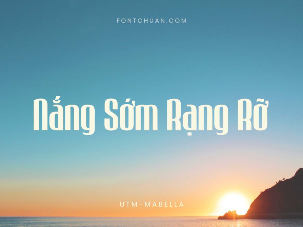 Font UTM Mabella Việt Hóa