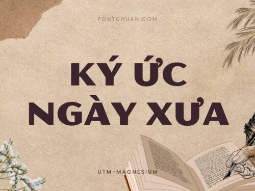 Font UTM Magnesium Việt Hóa