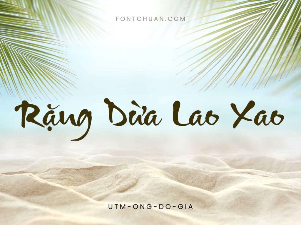 Font UTM Ông Đồ Già Việt Hóa