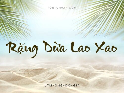Font UTM Ông Đồ Già Việt Hóa