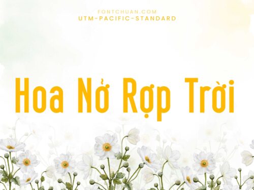 Font UTM Pacific Standard Việt Hóa