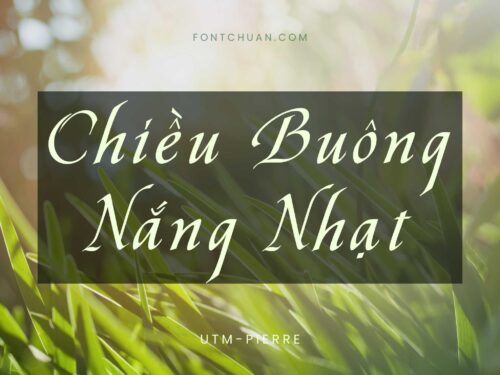Font UTM Pierre Việt Hóa