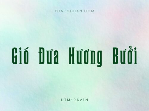 Font UTM Raven Việt Hóa