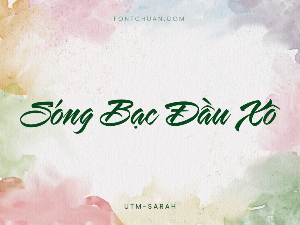 Font UTM Sarah Việt Hóa