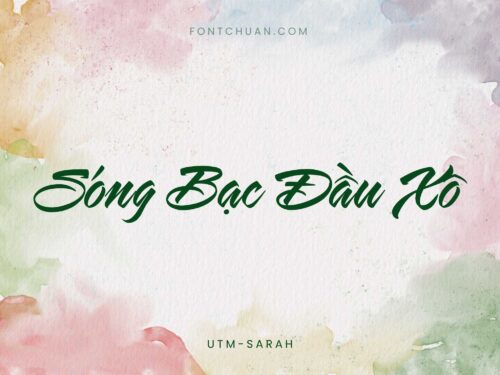 Font UTM Sarah Việt Hóa