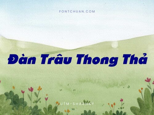 Font UTM Sharnay Việt Hóa