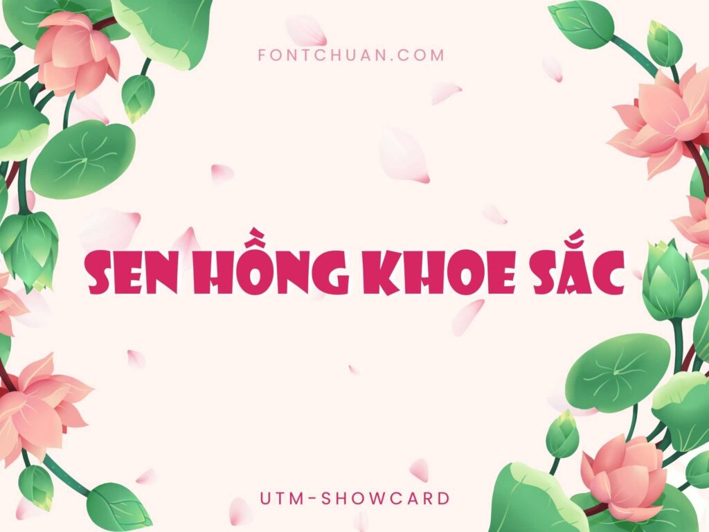 Font UTM Showcard Việt Hóa