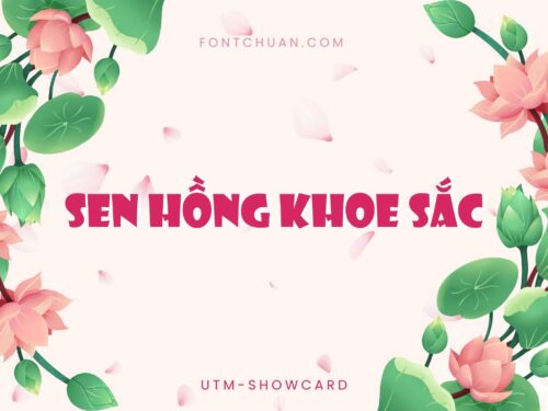 Font UTM Showcard Việt Hóa