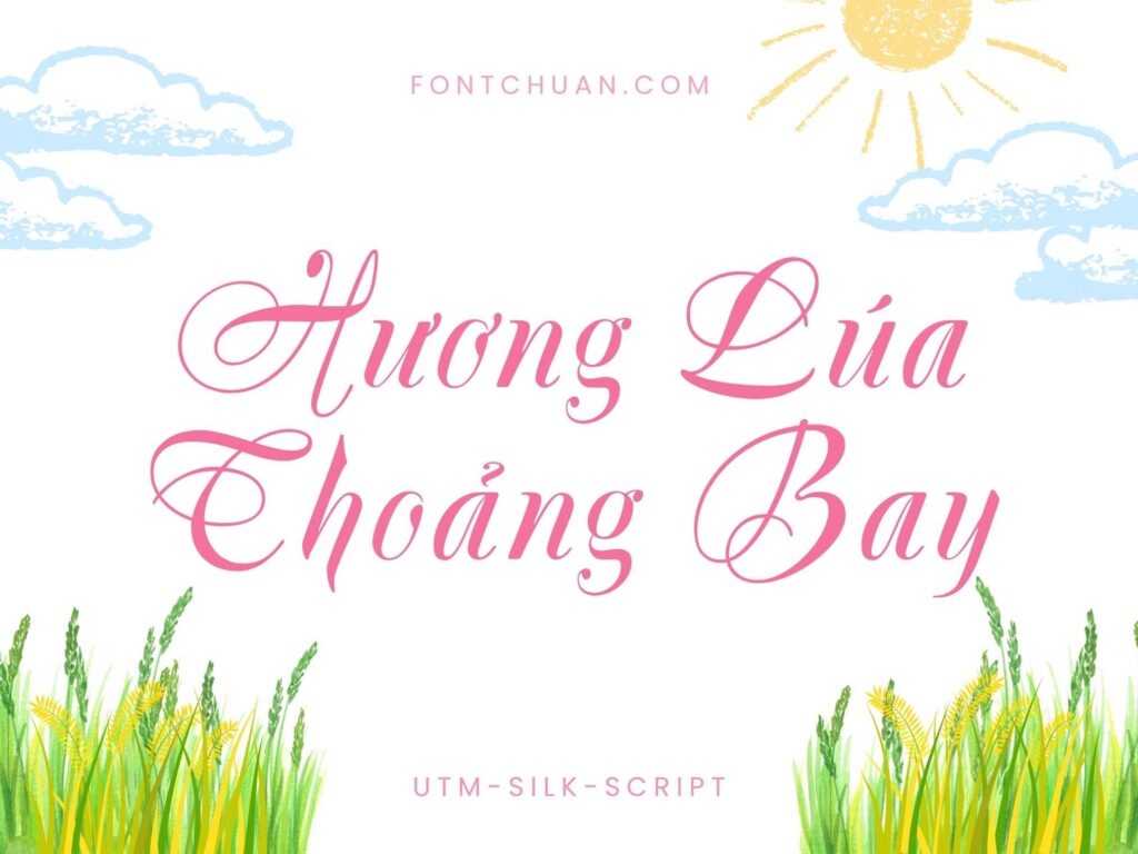 Font UTM Silk Script Việt Hóa