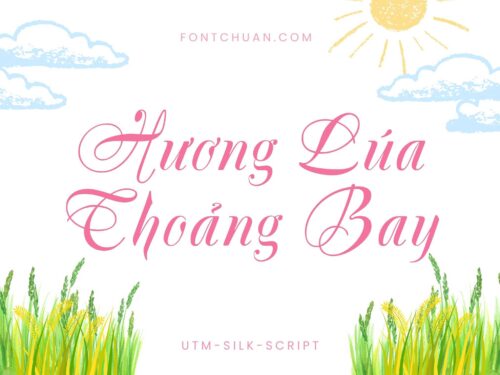 Font UTM Silk Script Việt Hóa