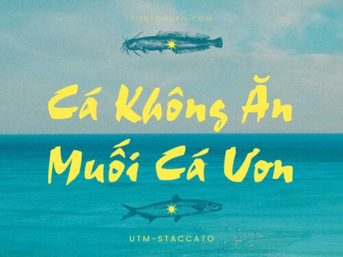 Font UTM Staccato Việt Hóa